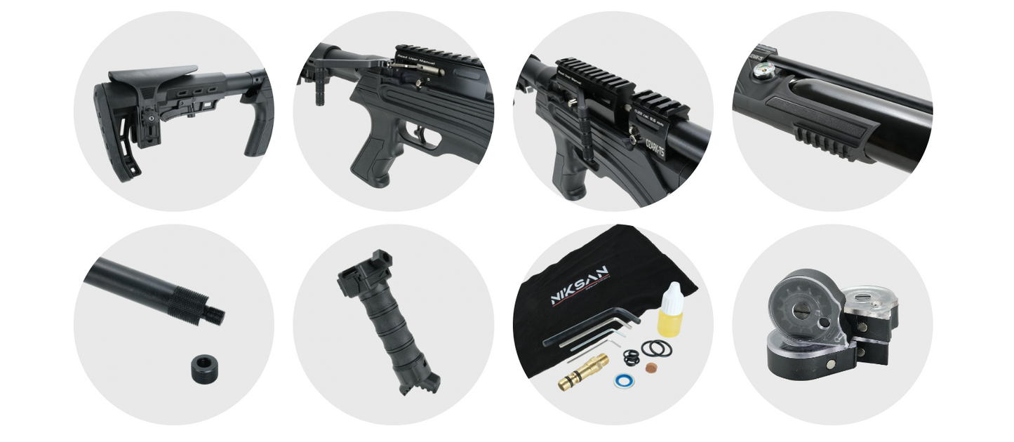 NIKSAN OZARK-TS 425CC TACTICAL PCP (21.65") - .22 - NeonSales {{ shop.shopifyCountryName }}