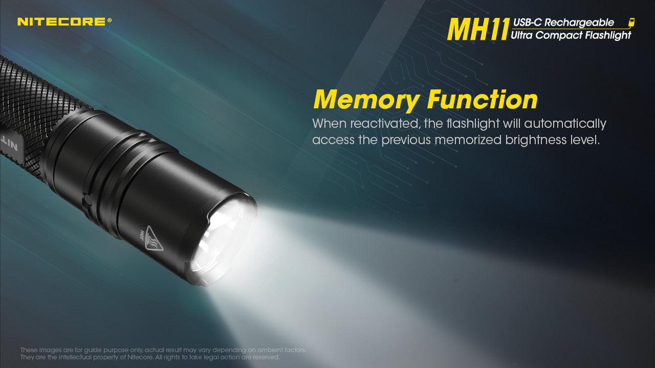 NITECORE MH11 1000 LM FLASHLIGHT, 18650 2600 MAH - NeonSales South Africa