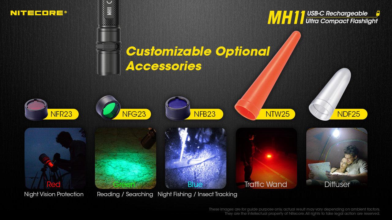 NITECORE MH11 1000 LM FLASHLIGHT, 18650 2600 MAH - NeonSales South Africa