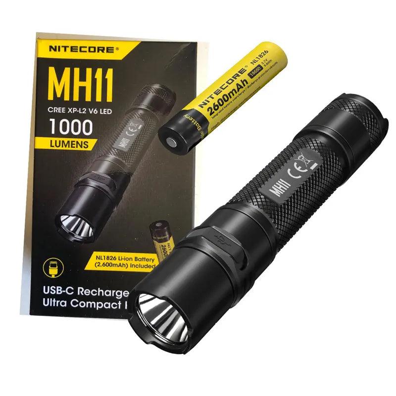 NITECORE MH11 1000 LM FLASHLIGHT, 18650 2600 MAH - NeonSales South Africa