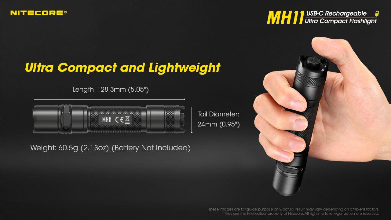 NITECORE MH11 1000 LM FLASHLIGHT, 18650 2600 MAH - NeonSales South Africa