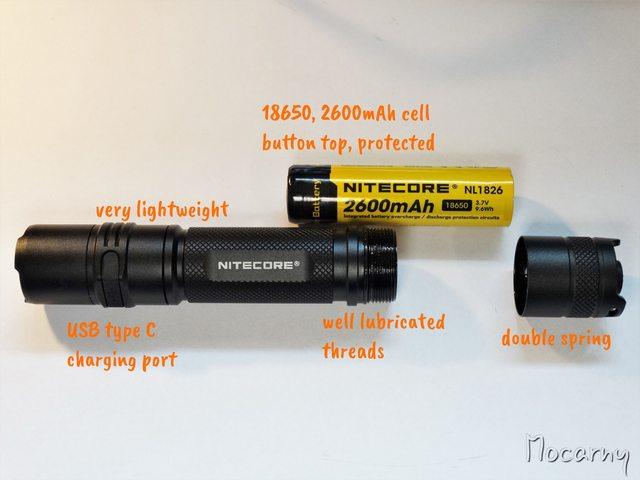 NITECORE MH11 1000 LM FLASHLIGHT, 18650 2600 MAH - NeonSales South Africa