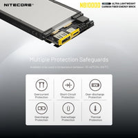 NITECORE NB1000 CARBON FIBRE 10,000 MAH POWERBANK - NeonSales {{ shop.shopifyCountryName }}