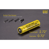 NITECORE NL1835 - 18650 LI-ION BATTERY, 3500MAH - NeonSales {{ shop.shopifyCountryName }}