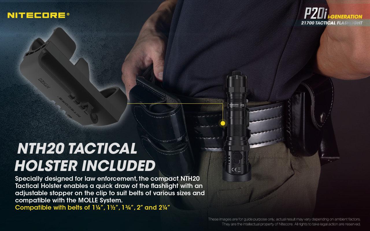 NITECORE P20i - 1800 LUMEN TACTICAL FLASHLIGHT - NeonSales {{ shop.shopifyCountryName }}