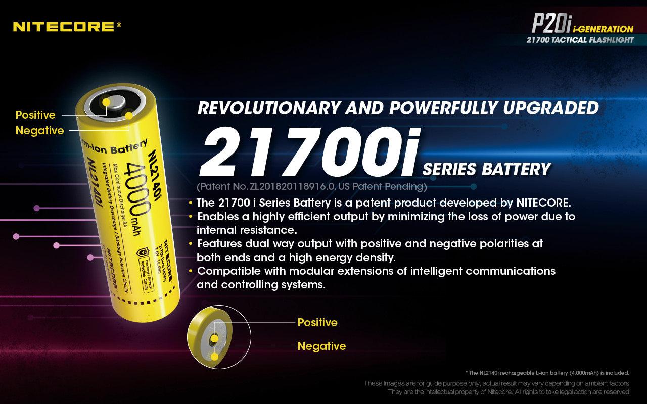 NITECORE P20i - 1800 LUMEN TACTICAL FLASHLIGHT - NeonSales {{ shop.shopifyCountryName }}