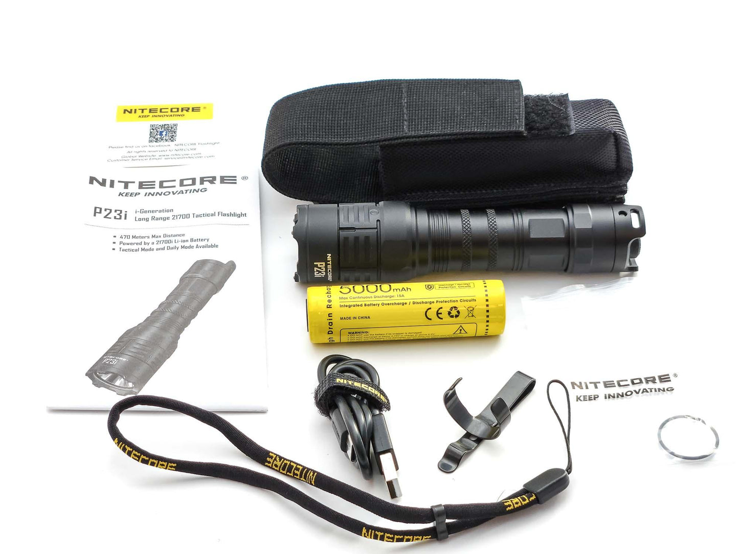 NITECORE P23I LONG RANGE 21700 TACTICAL FLASHLIGHT - NeonSales {{ shop.shopifyCountryName }}
