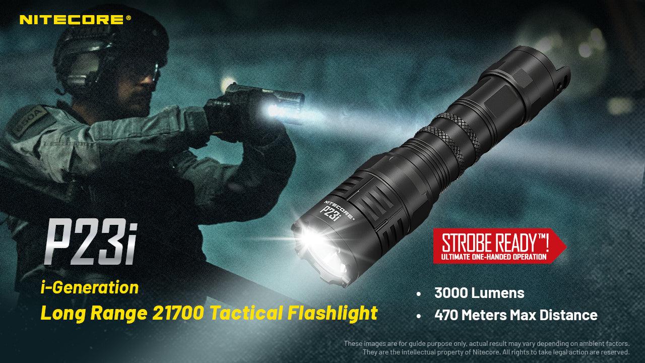 NITECORE P23I LONG RANGE 21700 TACTICAL FLASHLIGHT - NeonSales {{ shop.shopifyCountryName }}