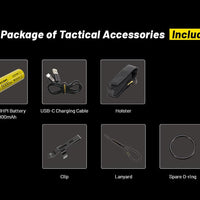 NITECORE P23I LONG RANGE 21700 TACTICAL FLASHLIGHT - NeonSales {{ shop.shopifyCountryName }}