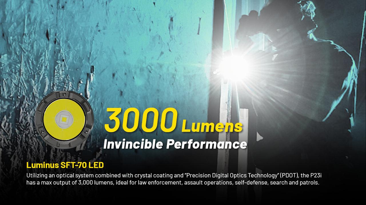 NITECORE P23I LONG RANGE 21700 TACTICAL FLASHLIGHT - NeonSales {{ shop.shopifyCountryName }}