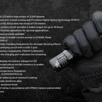 NITECORE P23I LONG RANGE 21700 TACTICAL FLASHLIGHT - NeonSales {{ shop.shopifyCountryName }}
