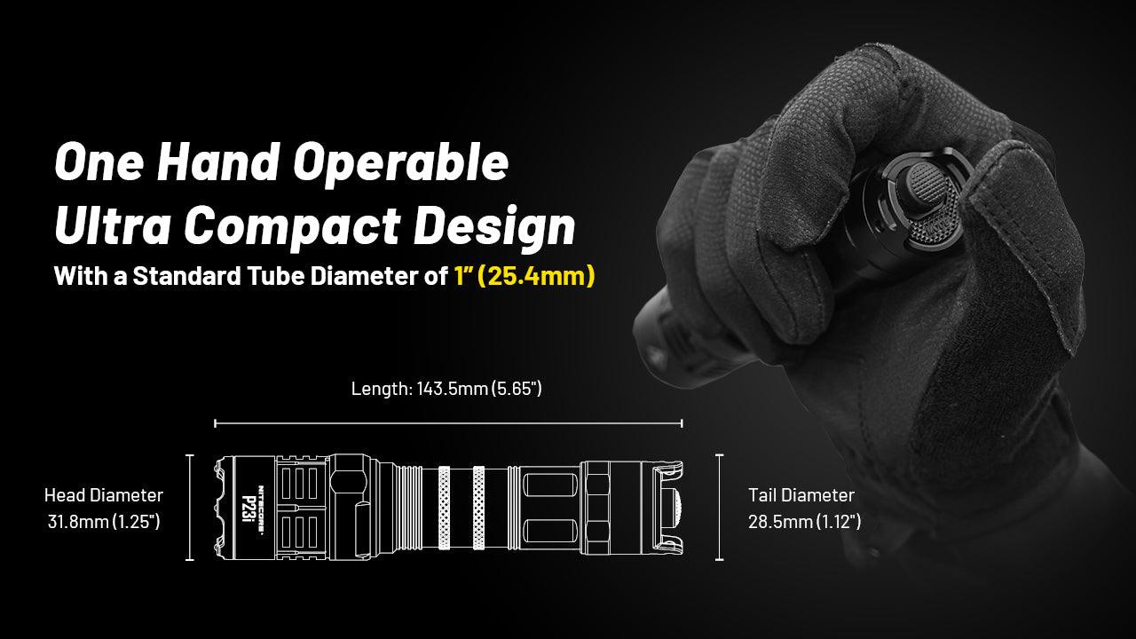 NITECORE P23I LONG RANGE 21700 TACTICAL FLASHLIGHT - NeonSales {{ shop.shopifyCountryName }}