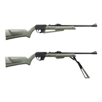 Nova Vista Cactus SF1-M177 air rifle shown closed and with pump lever open