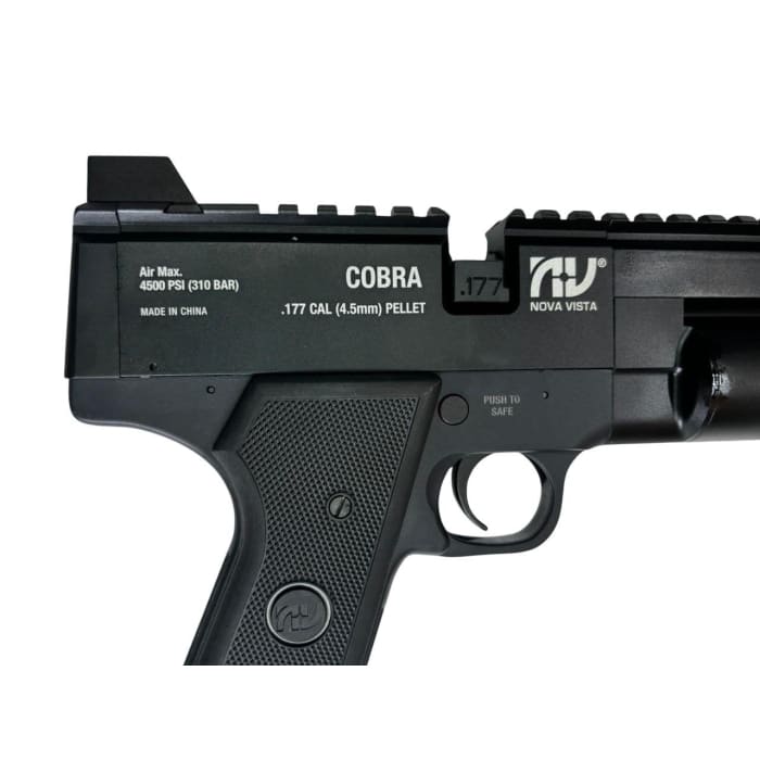 NOVA VISTA SQ-01 COBRA PISTOL BLK GRIP REGULATED - NeonSales {{ shop.shopifyCountryName }}
