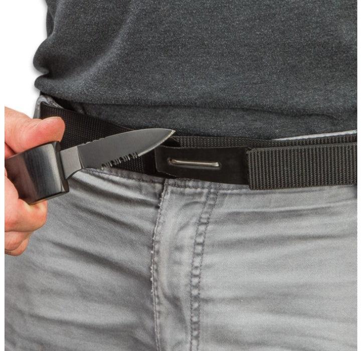 NYLON BELT 42", 1.25" WIDE W/ CONCEALED BLADE - NeonSales {{ shop.shopifyCountryName }}
