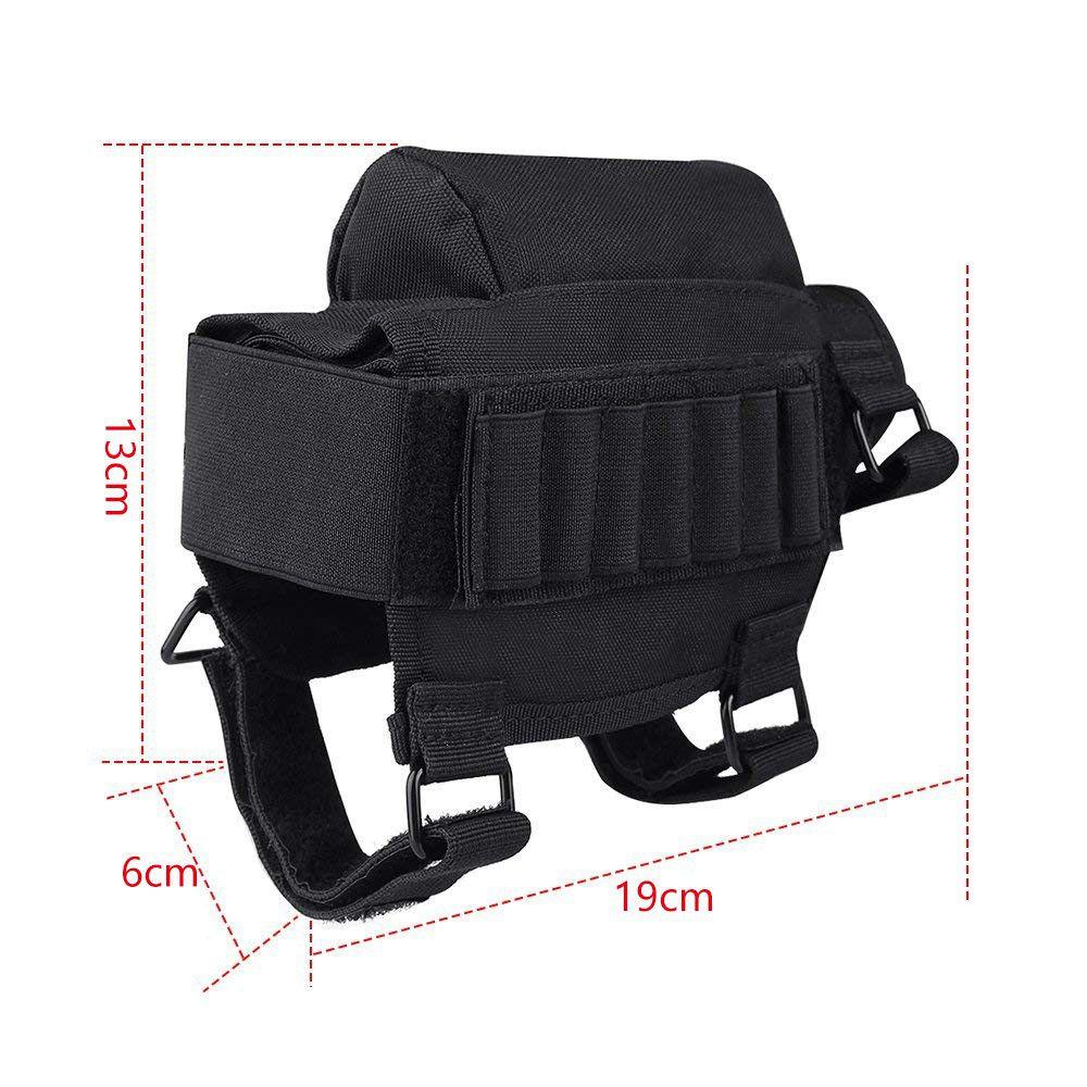 NYLON BUTTSTOCK & RISER W/ BULLET WALLET FOR RIFLE - NeonSales {{ shop.shopifyCountryName }}