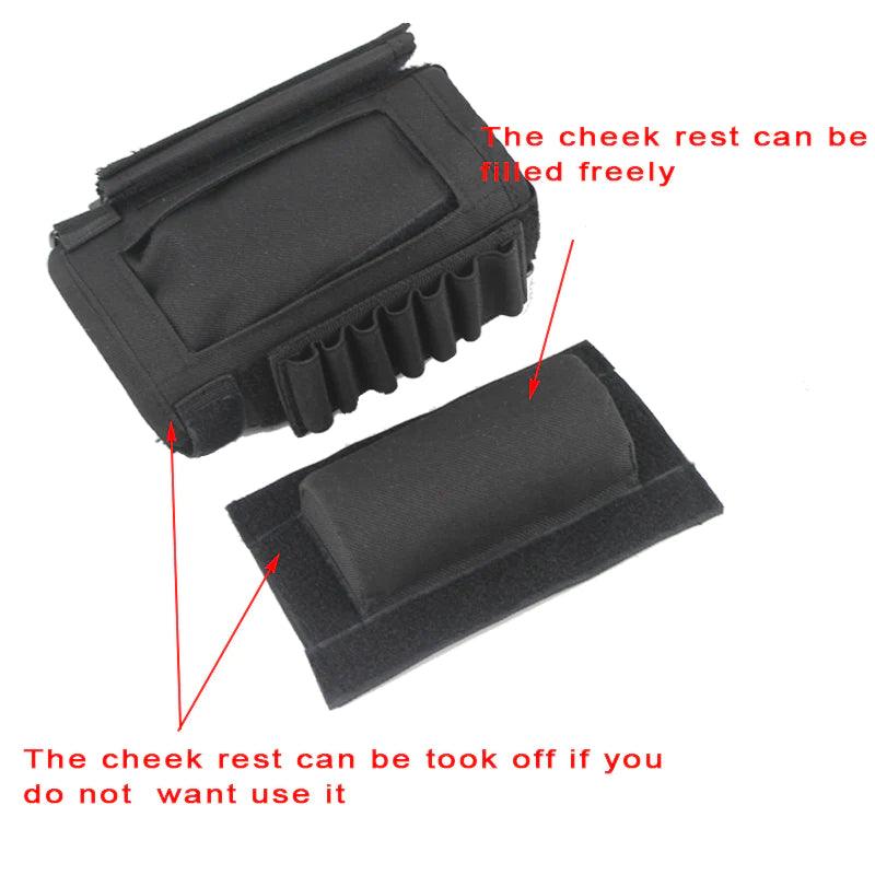NYLON BUTTSTOCK & RISER W/ BULLET WALLET FOR RIFLE - NeonSales {{ shop.shopifyCountryName }}