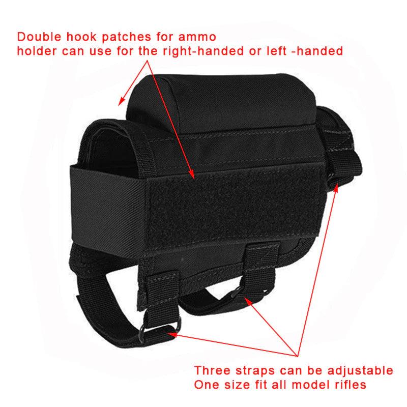 NYLON BUTTSTOCK & RISER W/ BULLET WALLET FOR RIFLE - NeonSales {{ shop.shopifyCountryName }}