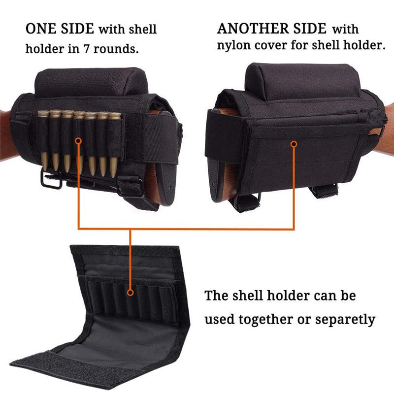 NYLON BUTTSTOCK & RISER W/ BULLET WALLET FOR RIFLE - NeonSales {{ shop.shopifyCountryName }}