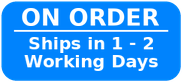 On order - ships in 1 to 2 working days