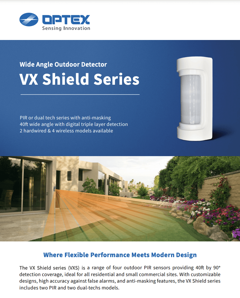 OPTEX VXI WIRED OUTDOOR LOW MOUNT PIR - NeonSales {{ shop.shopifyCountryName }}