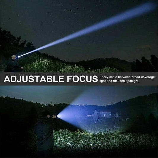 P50 FLASHLIGHT (26650 BATTERY) USB RECHARGEABLE - NeonSales {{ shop.shopifyCountryName }}