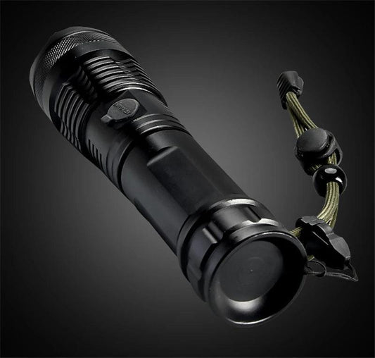 P50 FLASHLIGHT (26650 BATTERY) USB RECHARGEABLE - NeonSales {{ shop.shopifyCountryName }}