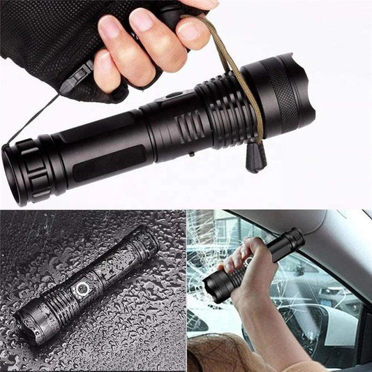 P50 FLASHLIGHT (26650 BATTERY) USB RECHARGEABLE - NeonSales {{ shop.shopifyCountryName }}