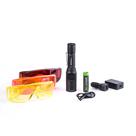 NEXTORCH P56 forensic 6-LED flashlight kit - complete set
