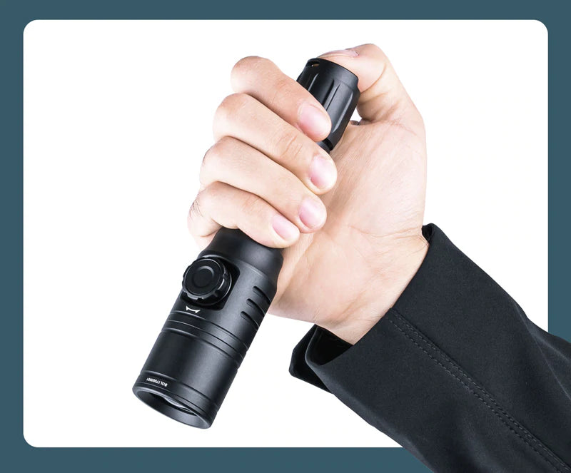 NEXTORCH P56 forensic flashlight - in-hand view