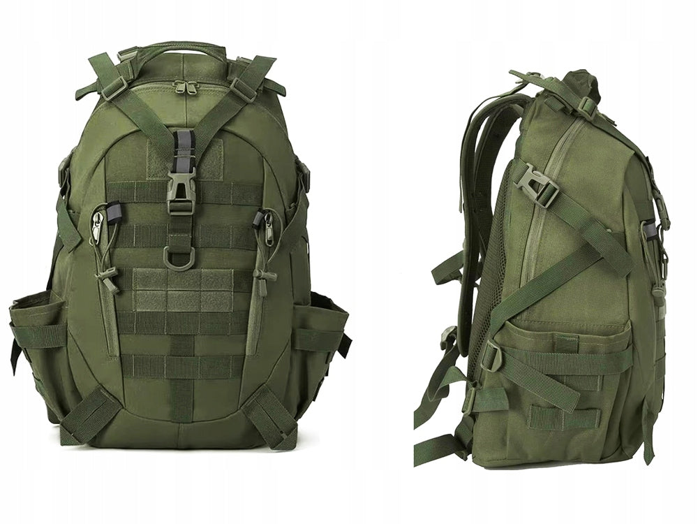 JB-26 olive drab tactical backpack front