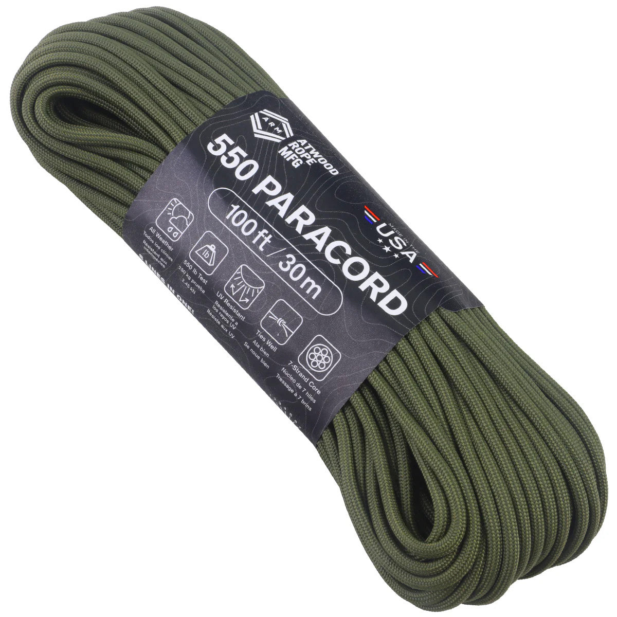 PARACORD 7 STRAND JG-123 - OLIVE DRAB