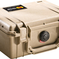 Pelican 1150 Protector Case Desert Tan angled exterior view