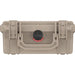 Pelican 1150 Protector Case Desert Tan front view with handle and latches