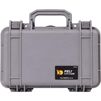 Pelican 1170 Protector Case Silver closed