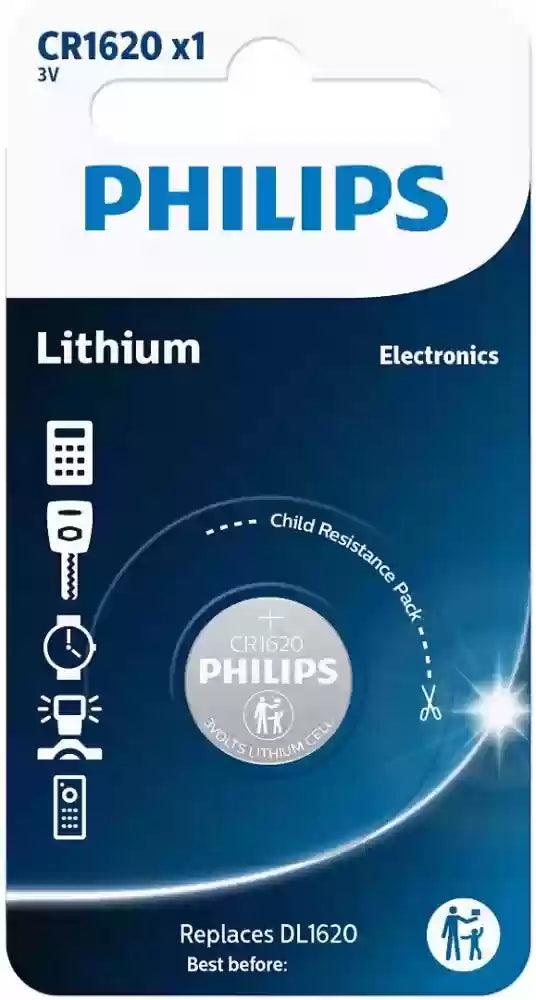 PHILIPS LITHIUM COIN CELL (CR1620) - 3V - NeonSales {{ shop.shopifyCountryName }}