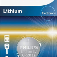 PHILIPS LITHIUM COIN CELL (CR2032) - 3V - NeonSales {{ shop.shopifyCountryName }}