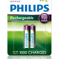 PHILIPS MULTILIFE NI-MH 950MAH AAA - 2's - NeonSales {{ shop.shopifyCountryName }}