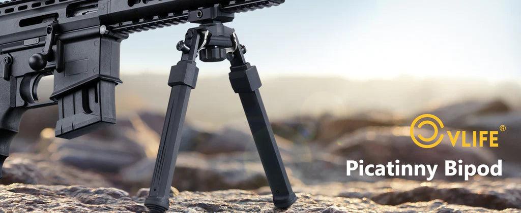 PICATINNY MOUNTED BIPOD, POLYMER (360 ROTATE) - NeonSales {{ shop.shopifyCountryName }}