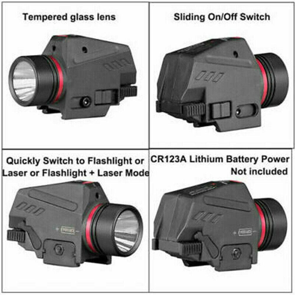 PICATINNY-MOUNTED FLASHLIGHT / LASER COMBO - NeonSales South Africa