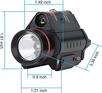 PICATINNY-MOUNTED FLASHLIGHT / LASER COMBO - NeonSales South Africa