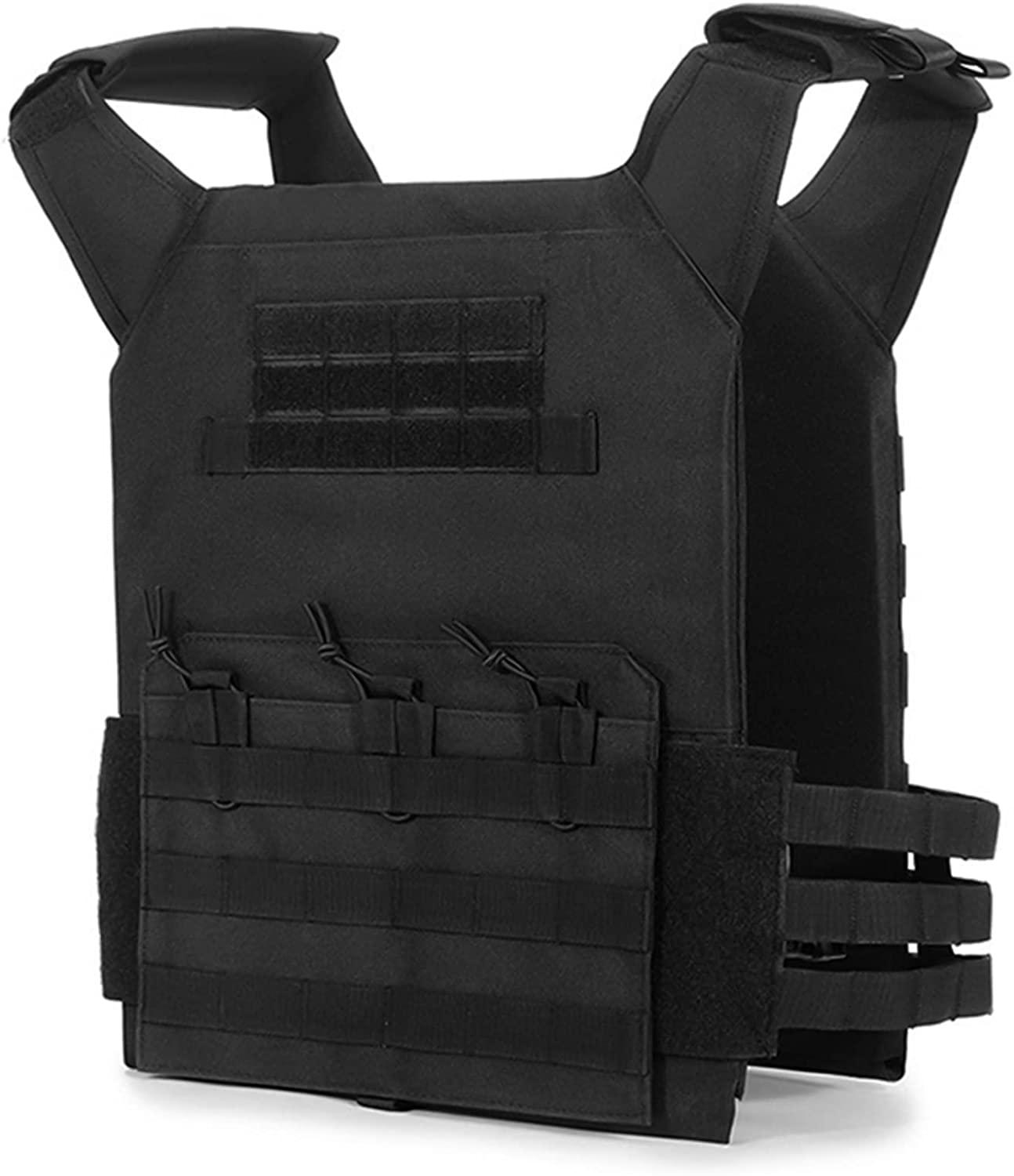 PLATE CARRIER VEST W/ FOAM INSERTS - BLACK - NeonSales South Africa