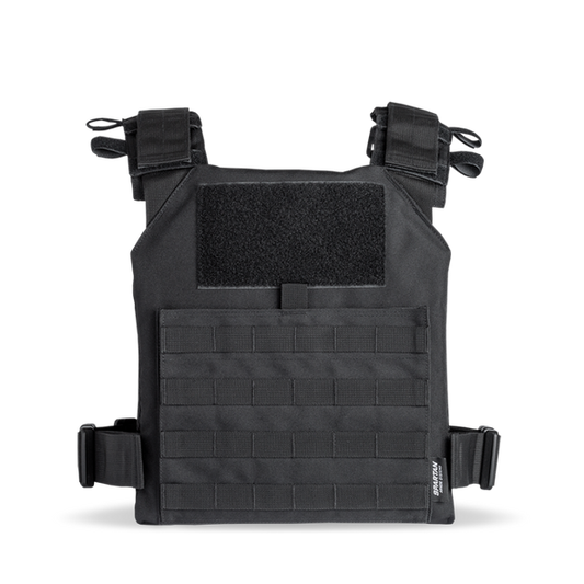 TACTICAL PLATE CARRIER VEST - BLACK - JY-115
