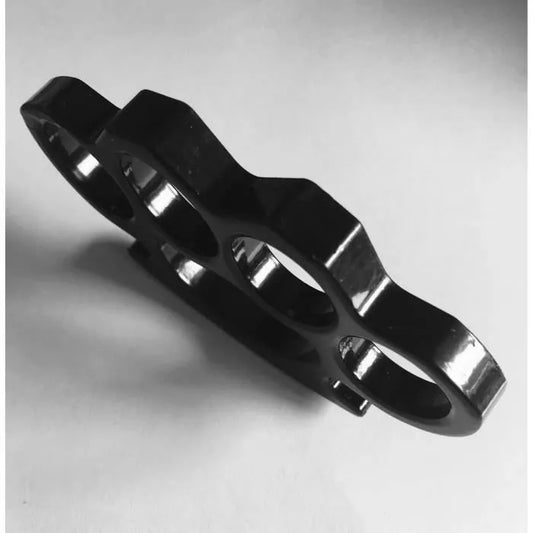HEAVY DUTY 4 FINGER KNUCKLE DUSTER - BLACK - NeonSales {{ shop.shopifyCountryName }}