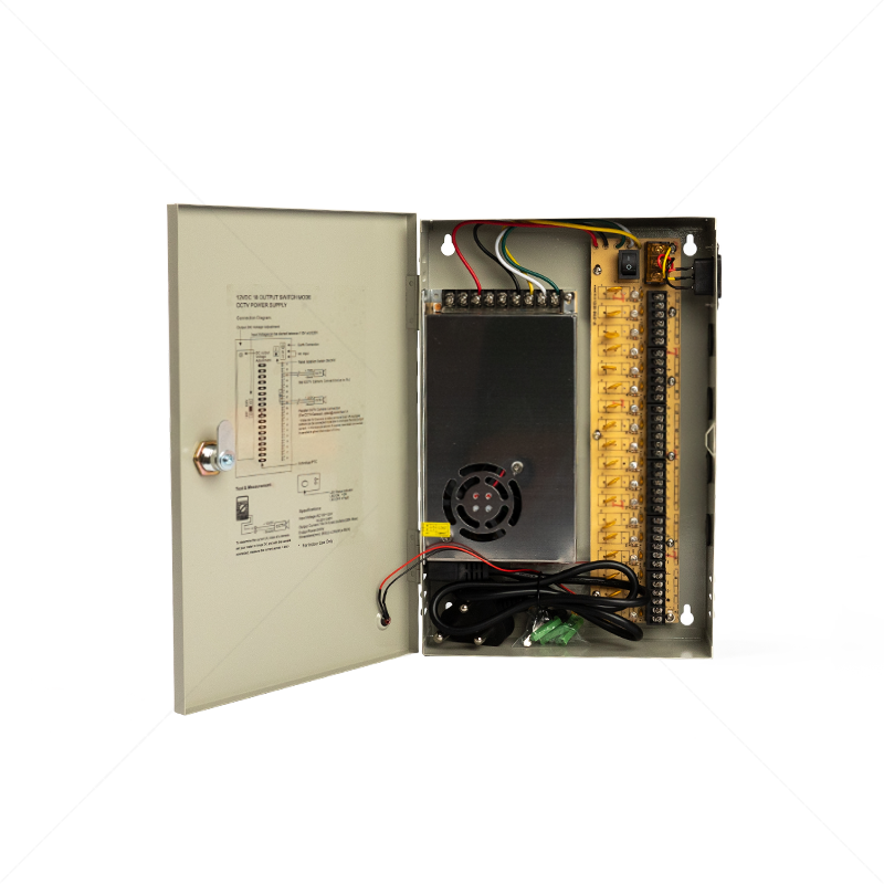POWER SUPPLY CCTV 18WAY 20AMP DISTRIBUTION BOX PS6 - NeonSales {{ shop.shopifyCountryName }}