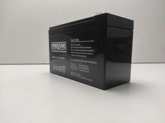 POWERCORE 12V 7A LEAD ACID BATTERY BA-12V7.2 - NeonSales {{ shop.shopifyCountryName }}