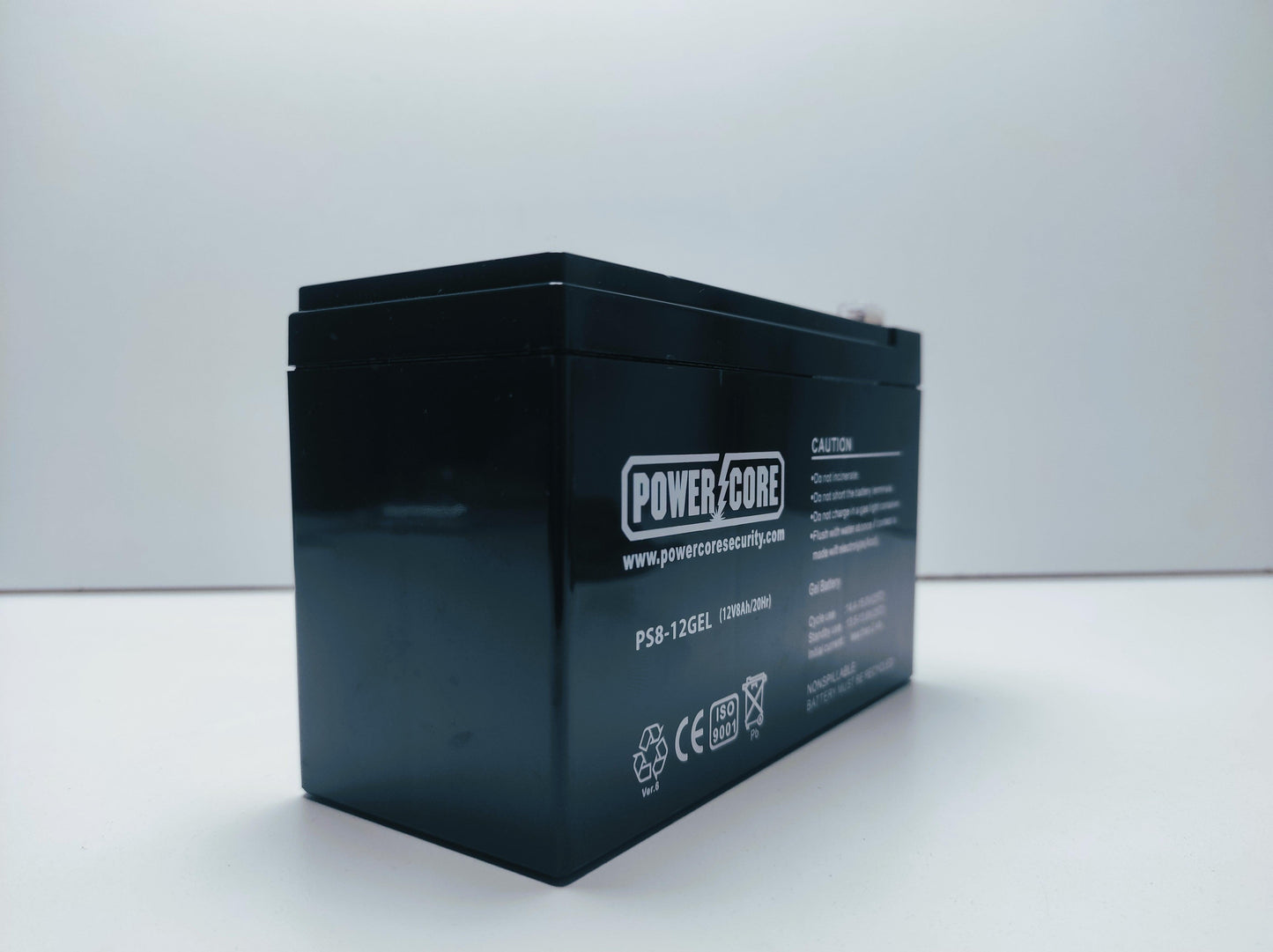 POWERCORE 12V 8A GEL BATTERY - NeonSales {{ shop.shopifyCountryName }}