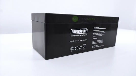 POWERCORE 24V 3.5A GARAGE GEL BATTERY - NeonSales {{ shop.shopifyCountryName }}