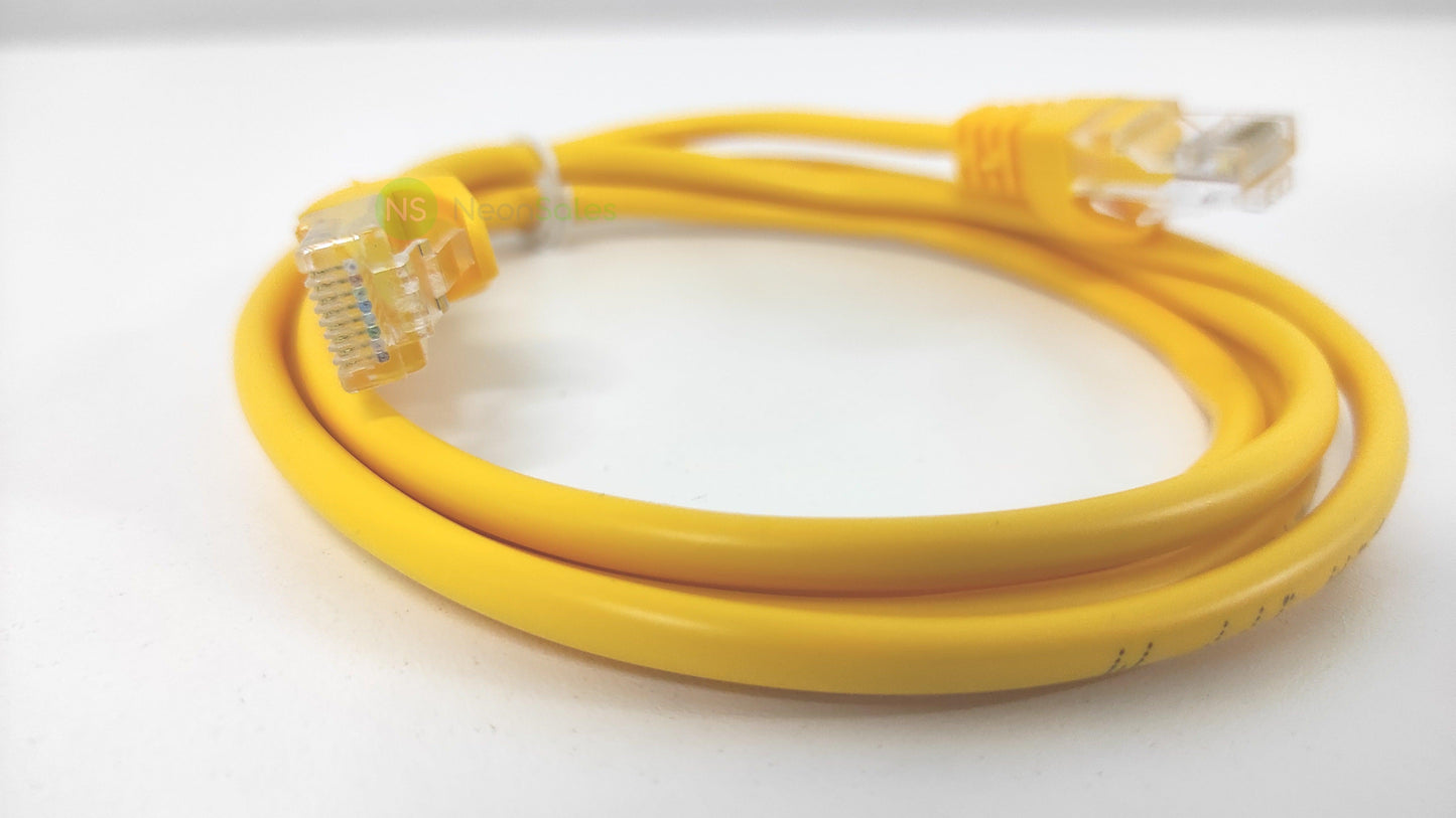 PREPACKED CAT5-E CABLE W/ RJ45 CONNECTORS, 1.5M - NeonSales {{ shop.shopifyCountryName }}