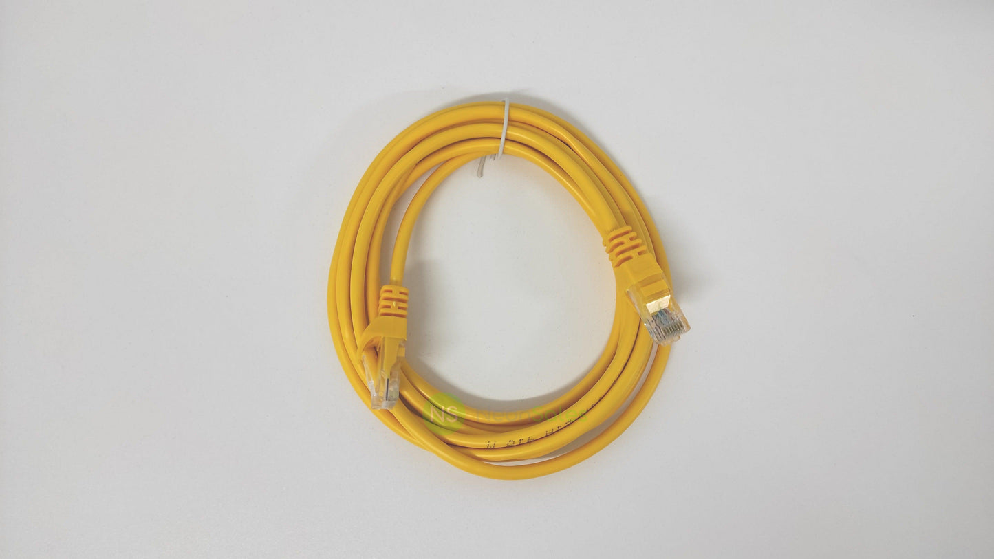 PREPACKED CAT5-E CABLE W/ RJ45 CONNECTORS, 3M - NeonSales {{ shop.shopifyCountryName }}